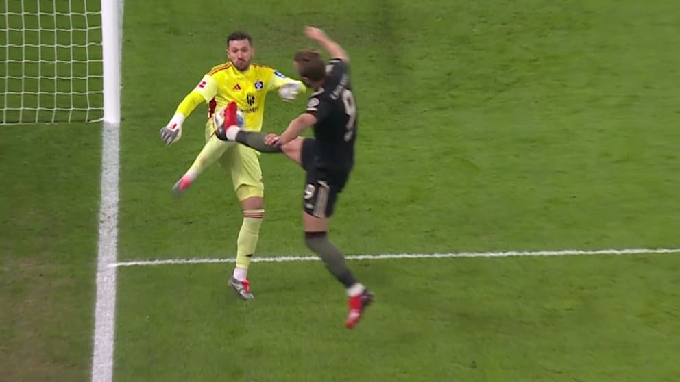 Spannendes Duell zwischen dem HSV und Bayern München