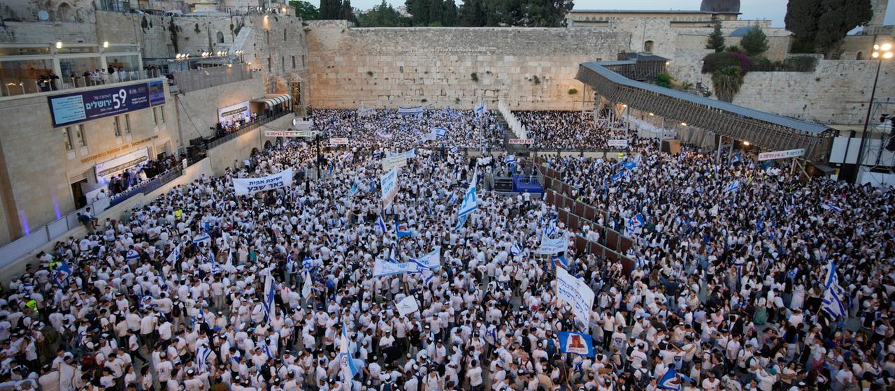 Flaggenmarsch in Jerusalem sorgt für Spannungen