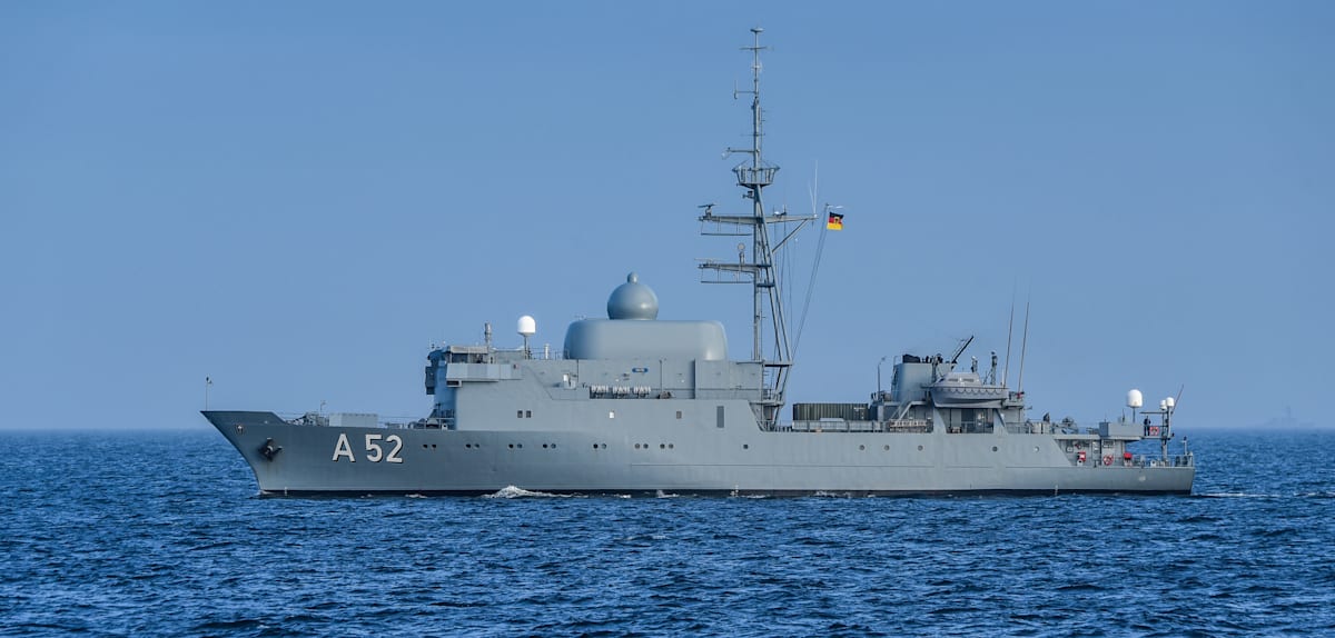 Deutsche Marineentsendung als Reaktion auf russische Schiffsbewegungen in der Ostsee
