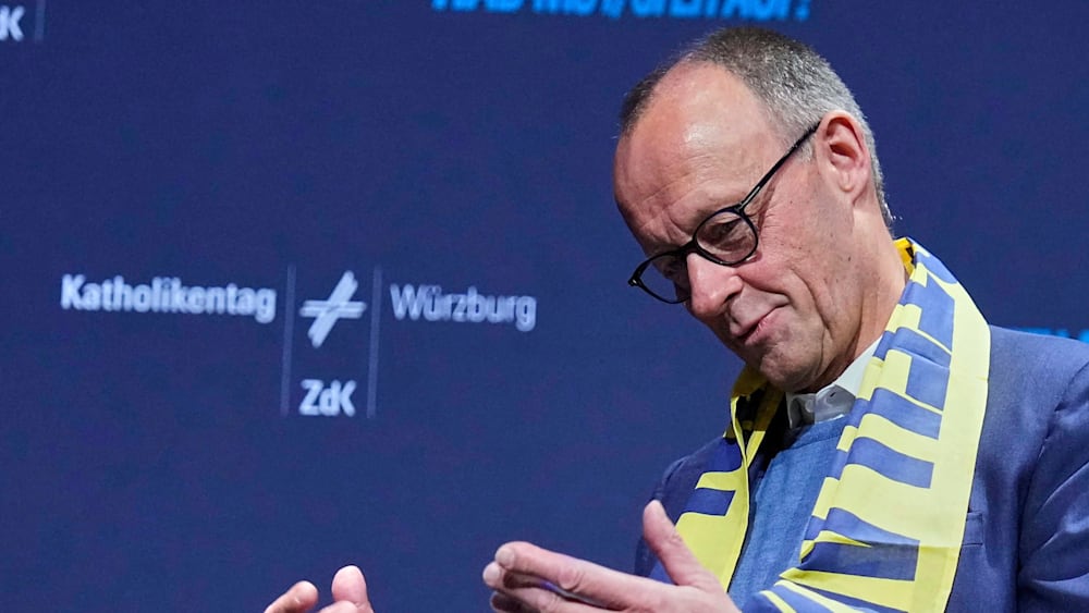 Merz kritisiert USA und verteidigt Demokratie bei Katholikentag