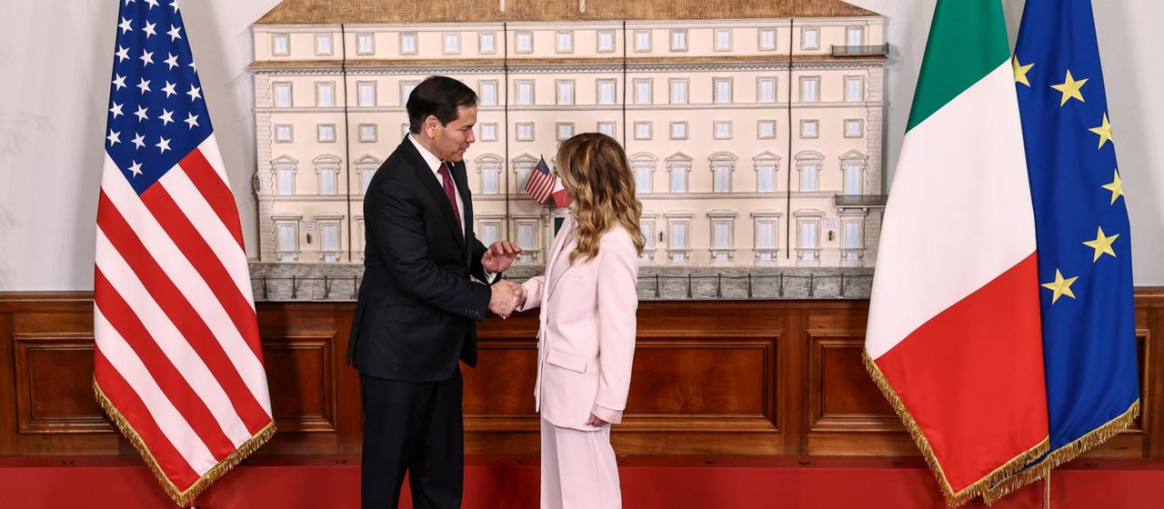 US-Außenminister Rubio: Schadensbegrenzung in Rom