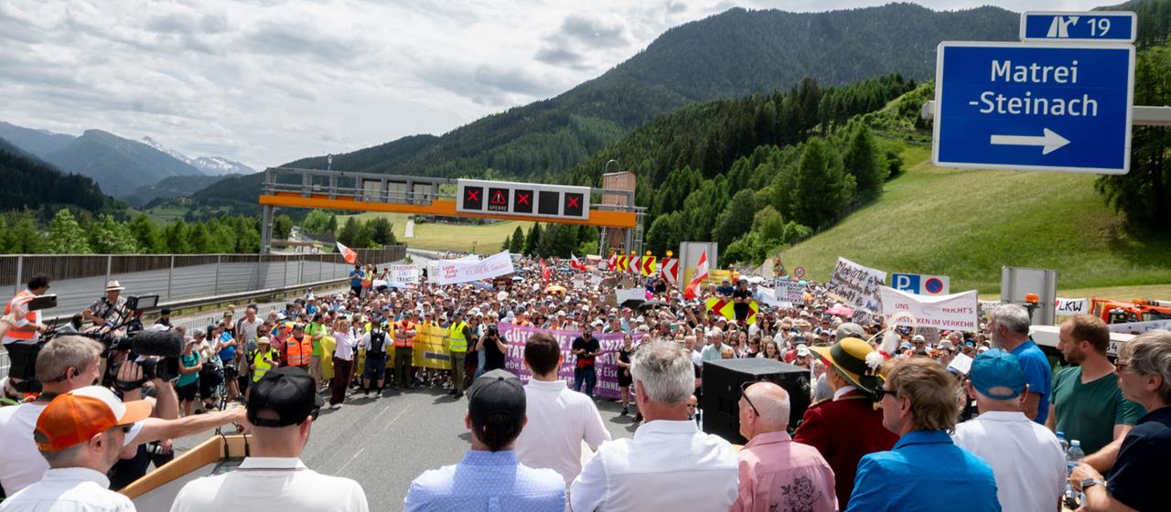 Protest am Brenner: Bevölkerung fordert mehr Schutz und Maßnahmen