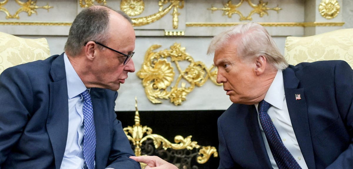 Angespannte Beziehungen: Merz und Trump im Dialog