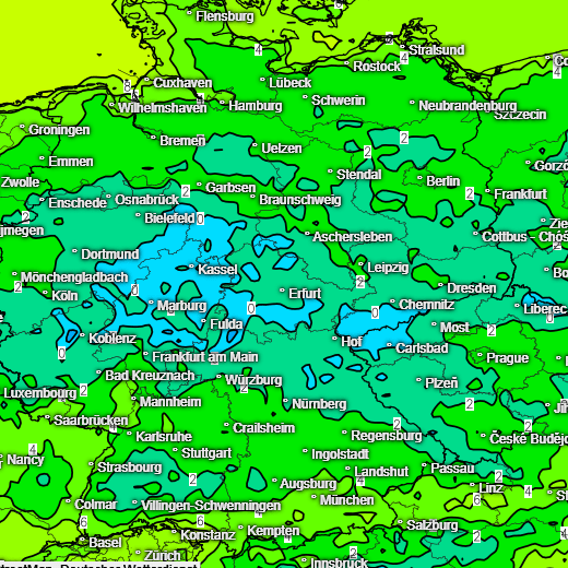 Wetterumschwung: Kaltfront bringt Frost und Gewitter