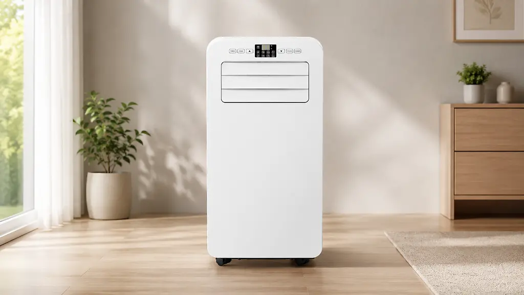 Mobile Klimaanlage von Chip bietet Abkühlung für heiße Sommertage