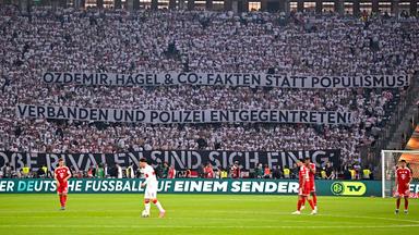 Fanproteste stören DFB-Pokalfinale