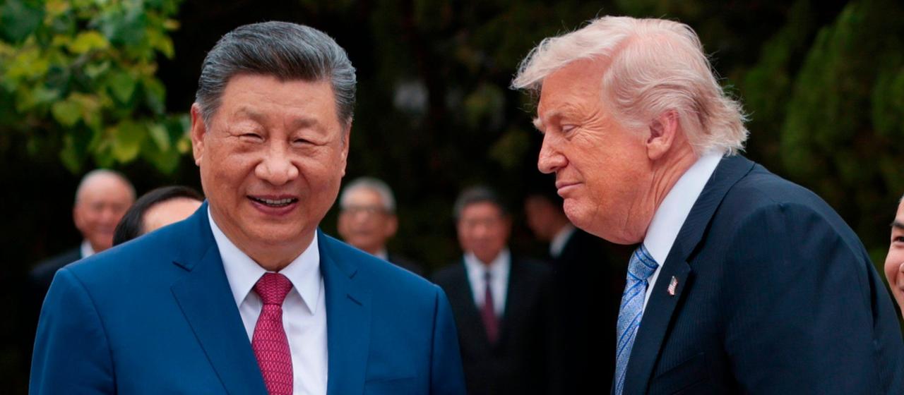 Trump in China: Treffen in großer Eintracht