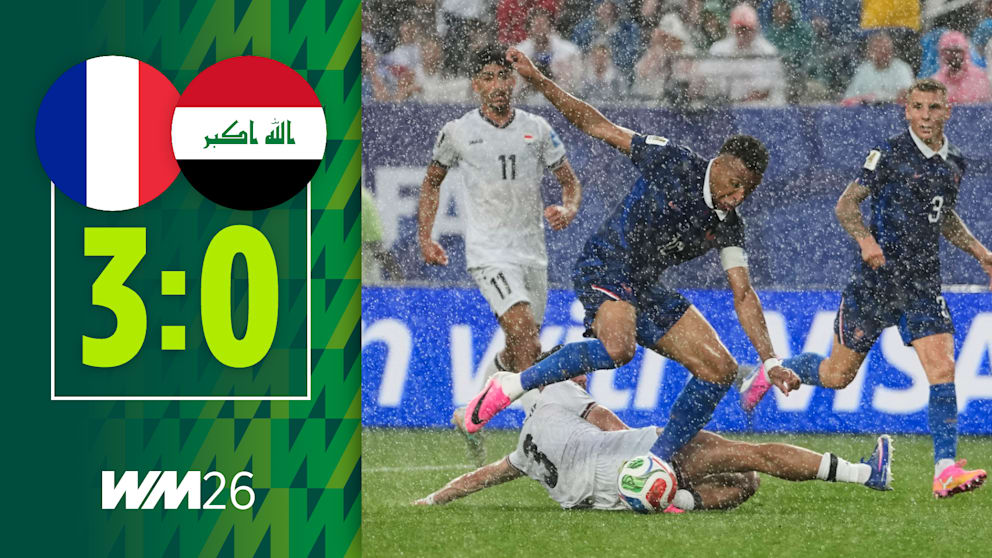 Mbappé-Show: Frankreich triumphiert im Regenchaos