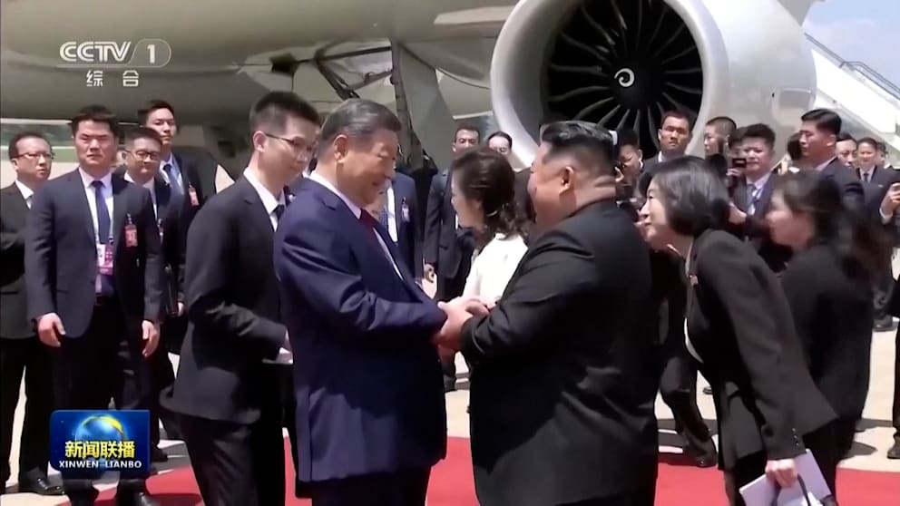 Kim begrüßt Xi zu Staatsbesuch in Pjöngjang
