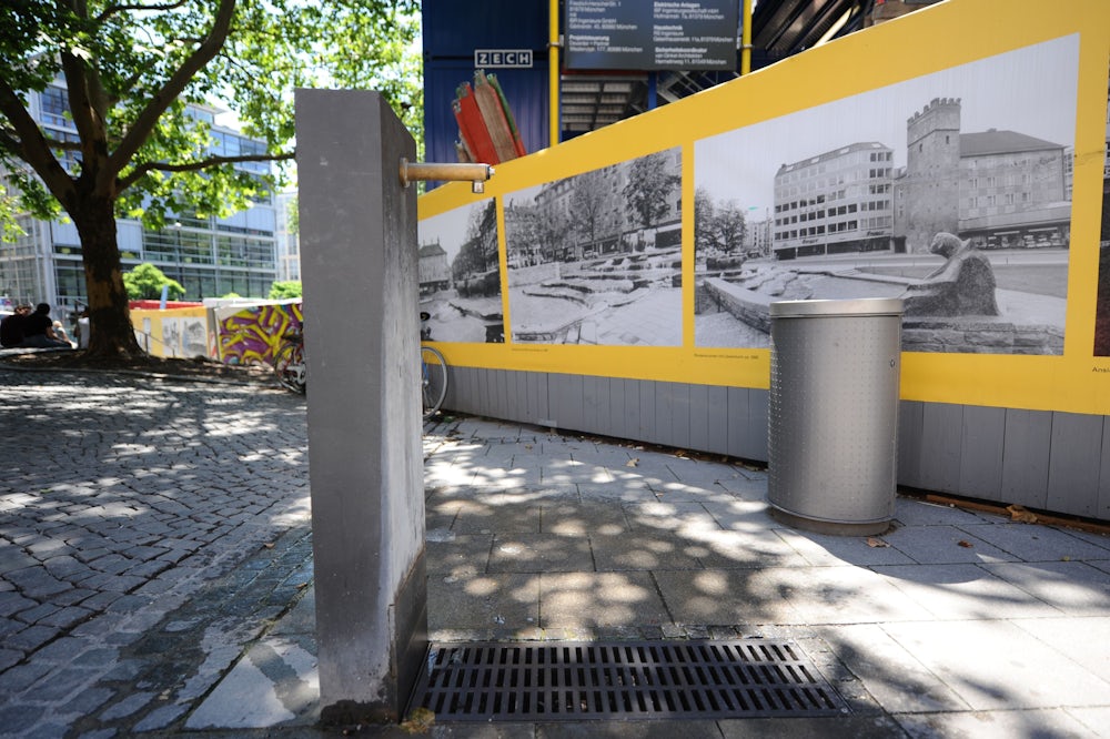 München setzt auf Trinkbrunnen gegen Hitze