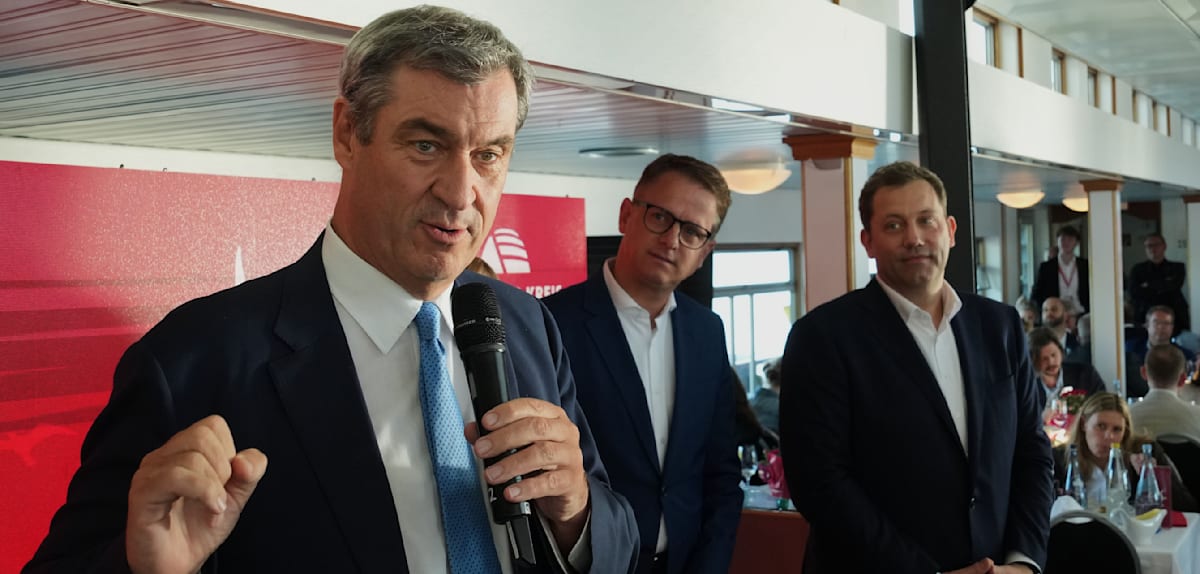 Seeheimer Kreis auf Spargelfahrt mit prominenten Gästen