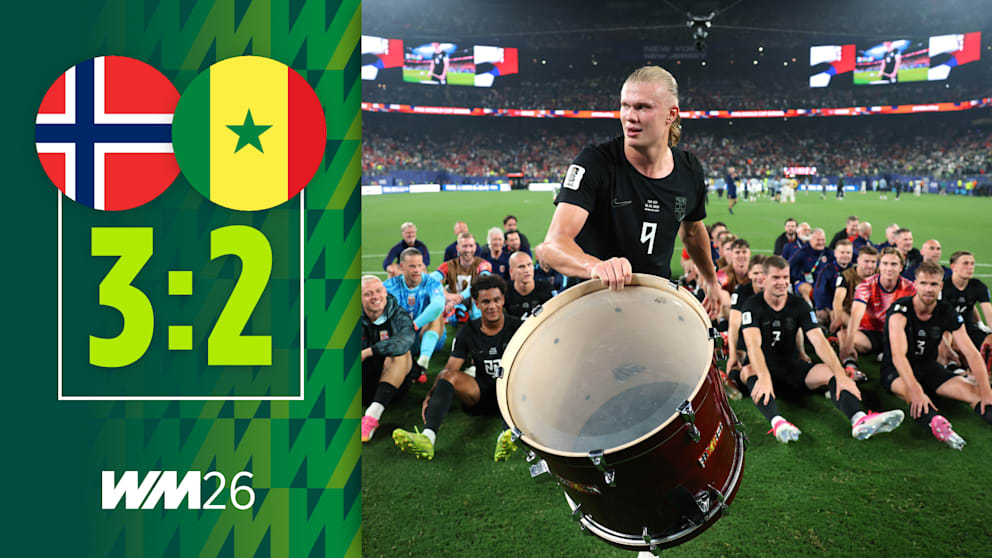 Norwegen gewinnt dank Haalands Tore gegen Senegal
