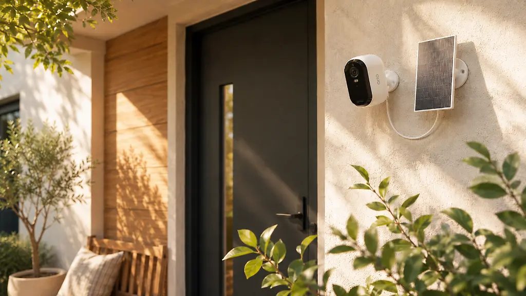 Zwei Arlo-Kameras mit Solarpanels: Preiswerter als je zuvor