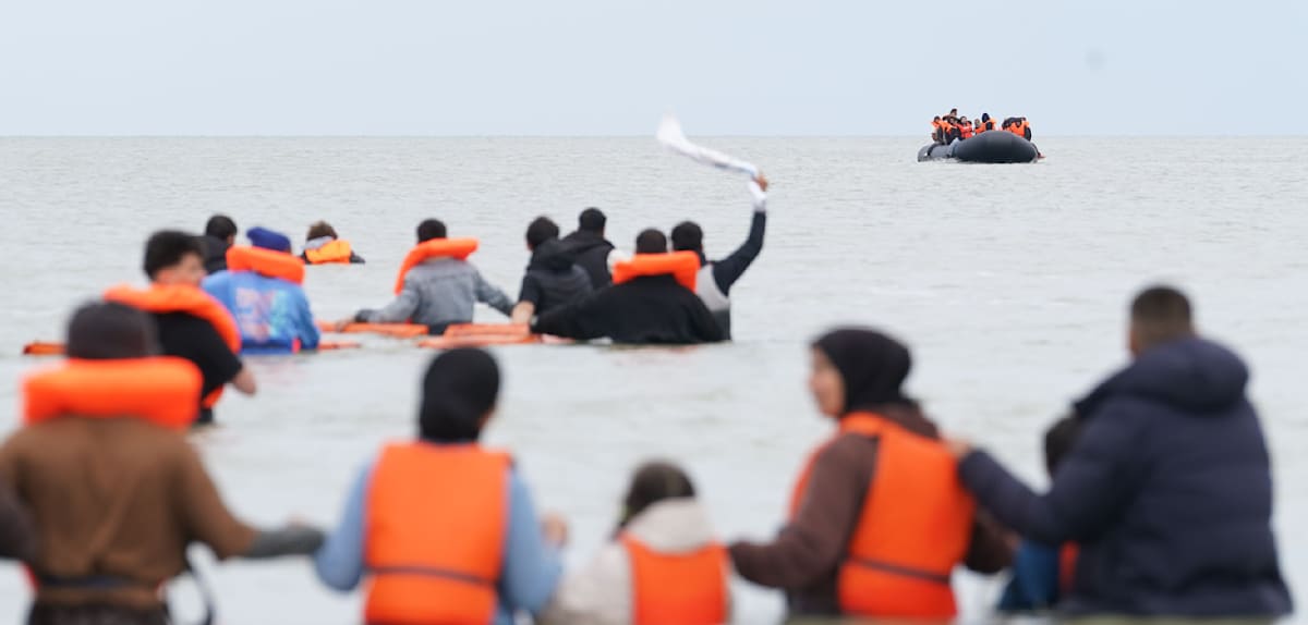Großbritannien: Anstieg der Bootsflüchtlinge über den Ärmelkanal