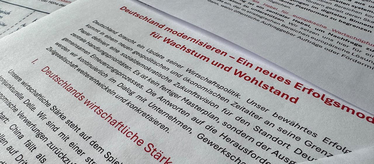 Die SPD entwickelt Pläne zur Überwindung der Wirtschaftskrise in Deutschland