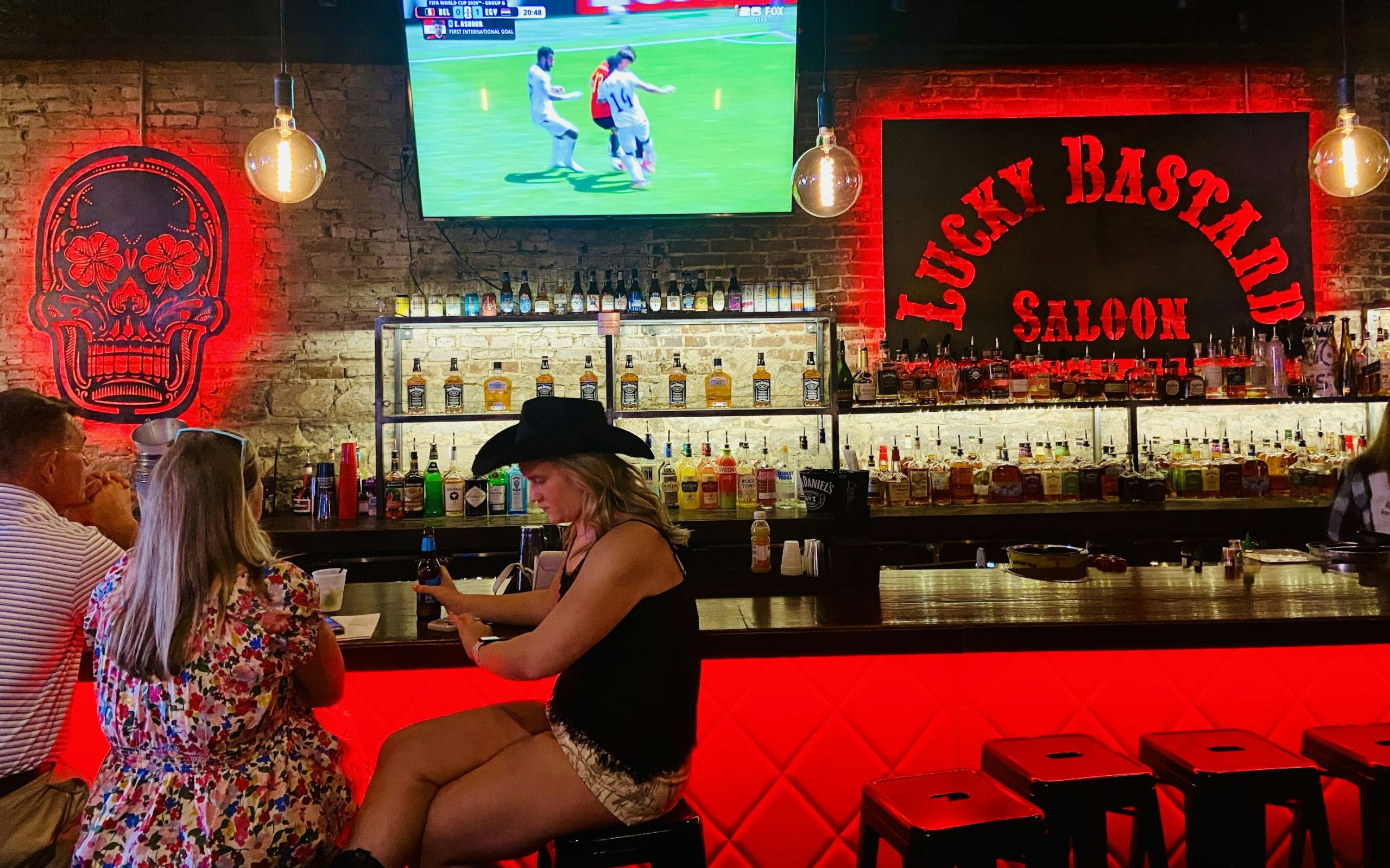 Die WM im Lucky Bastard Saloon: Wenig Begeisterung