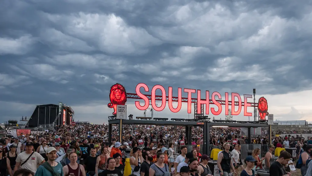 Unwetter-Warnung beim Southside-Festival unterbricht Veranstaltung
