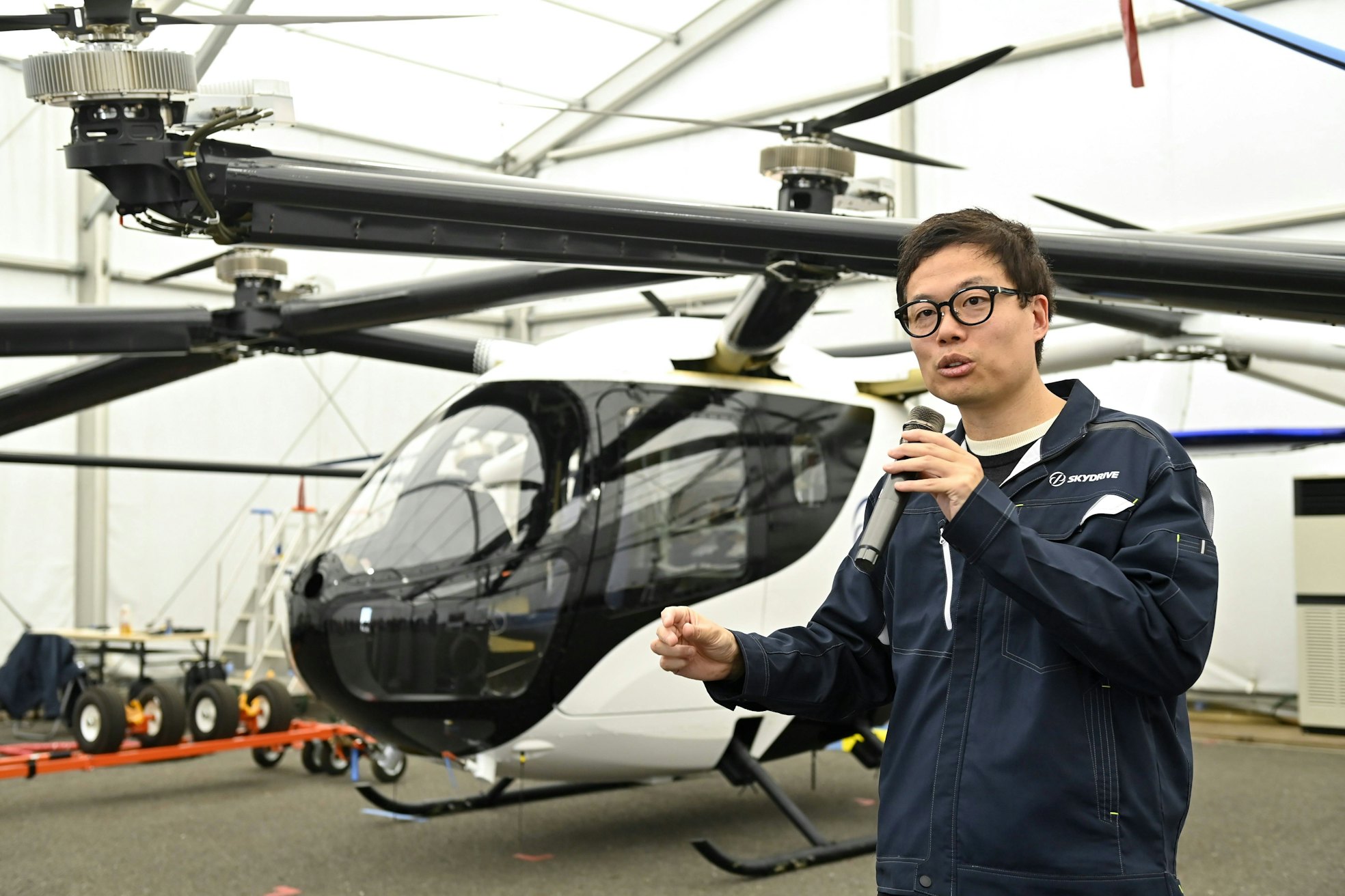 Die Herausforderungen der fliegenden Autos: Skydrive in Tokio vorgestellt