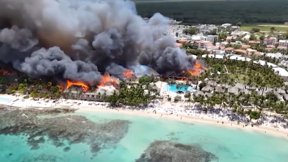 Brand in Hotelanlage auf der Dominikanischen Republik