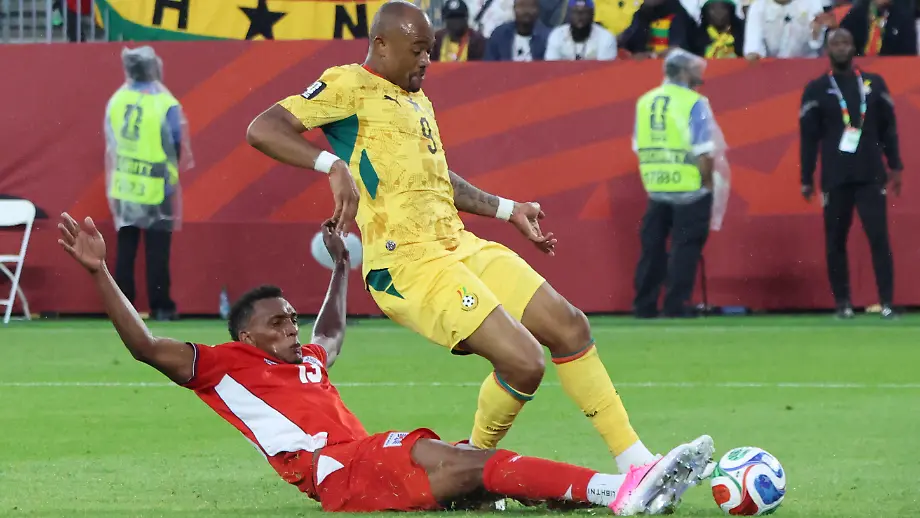 Panama-Verteidiger verhindert Tor für Ghana