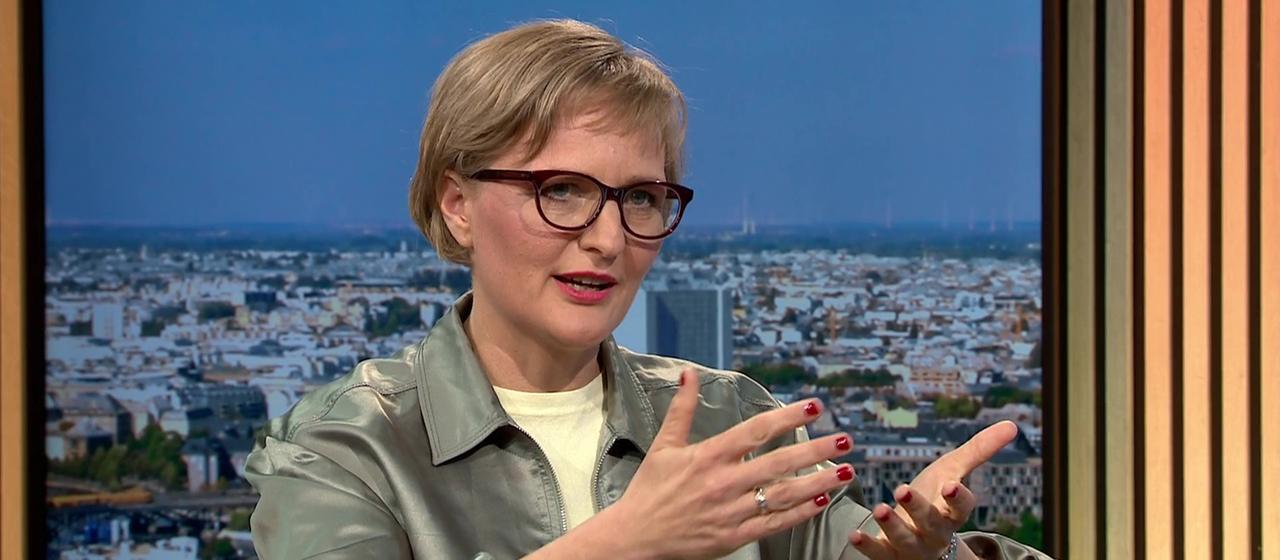 Grünen-Chefin Brantner im ARD-Sommerinterview