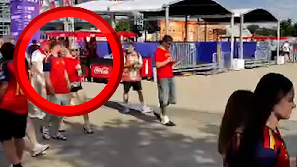Deutsche Influencer und Spielerfrau im Stadion entdeckt