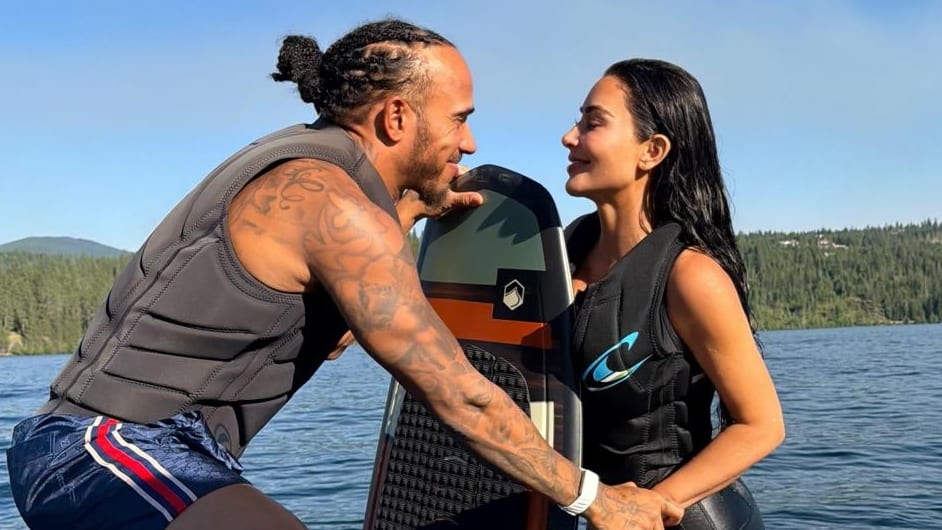 Turtel-Urlaub am See: Lewis Hamilton und Kim Kardashian zeigen ihre Liebe