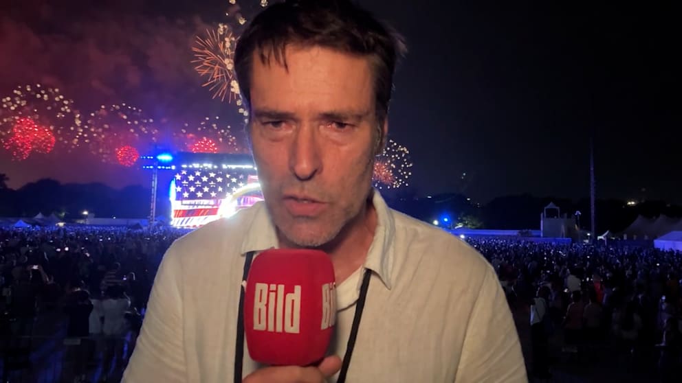 Trumps Rede beim USA-Jubiläum