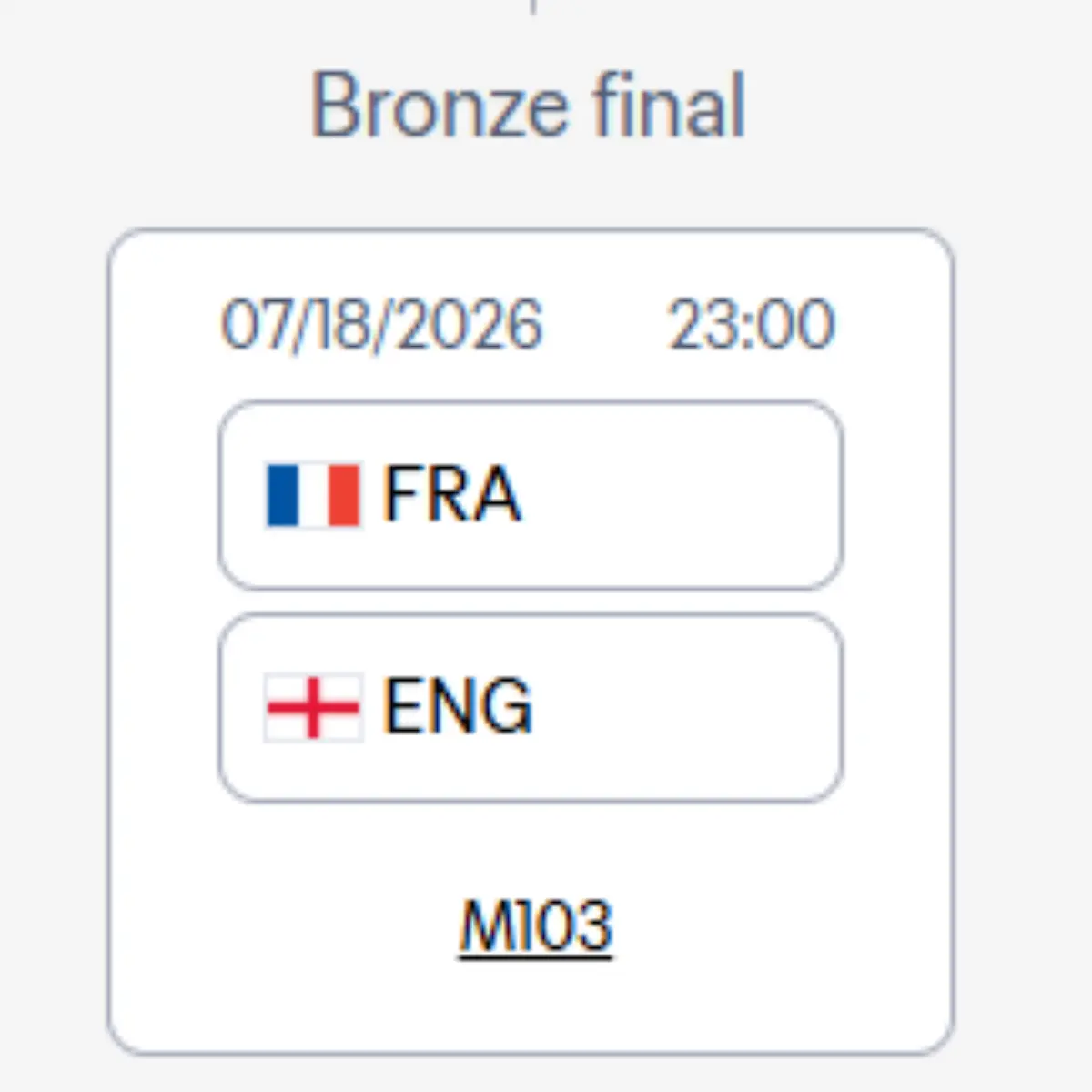 FIFA gibt dem Spiel um Platz drei einen neuen Namen