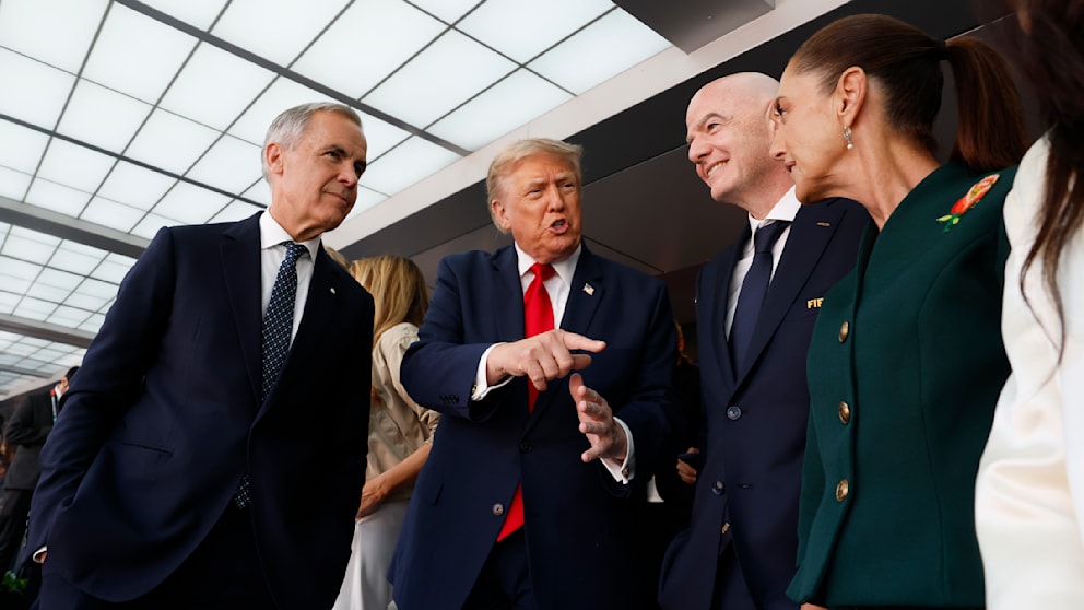 Prominente Gäste in Trumps Box beim WM-Finale