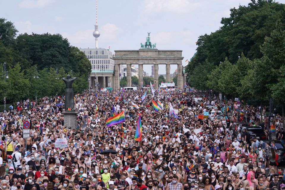 Evakuierung beim Berliner Christopher Street Day