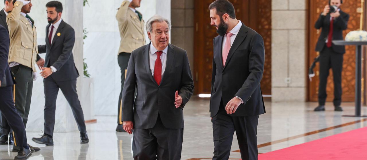 UN-Generalsekretär Guterres besucht Damaskus