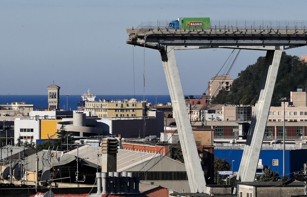 Brücken-Unglück in Genua: Urteil gegen Autobahnchef