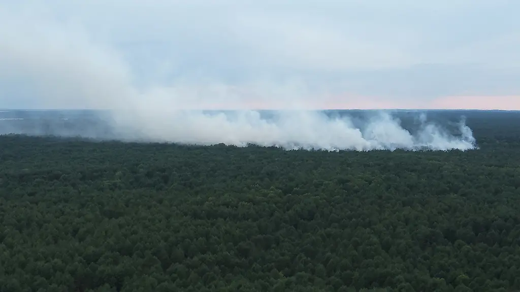 Waldbrand im Müritz-Nationalpark erfordert Evakuierungen