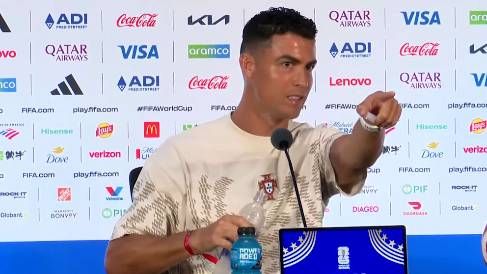 Cristiano Ronaldo kritisiert Reporter bei Pressekonferenz