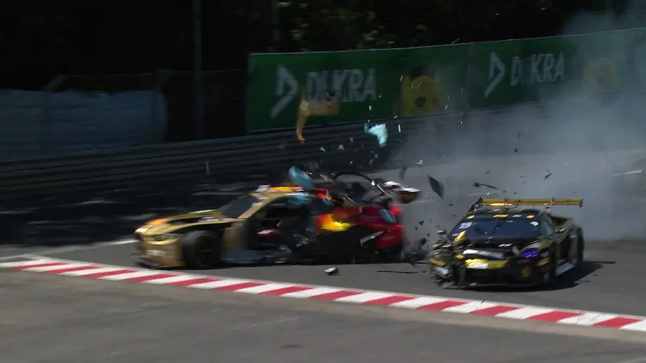 Heftiger Crash beim DTM-Rennen auf dem Norisring