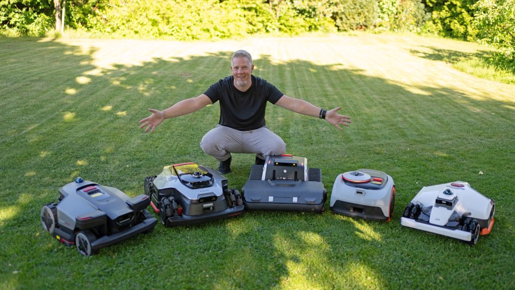Leistungsstarke Allrad-Mähroboter im Test