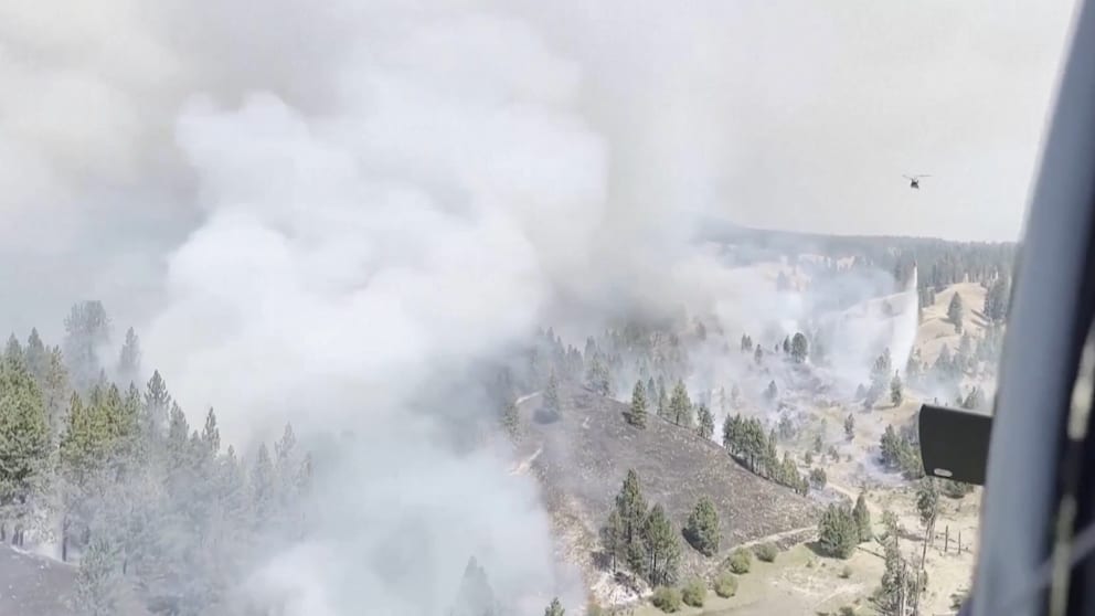 Einsatz der Nationalgarde zur Brandbekämpfung in den USA