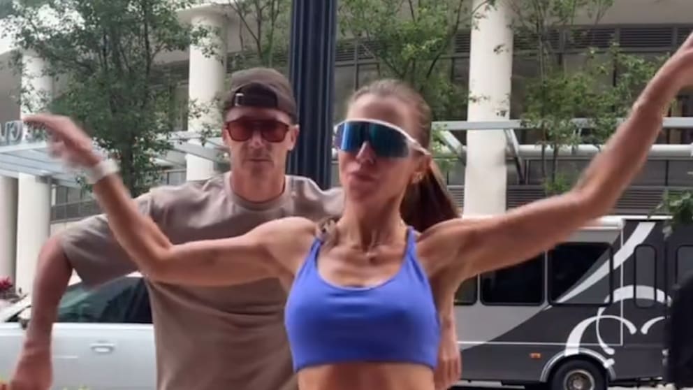 Die Lewandowskis tanzen auf den Straßen von Chicago