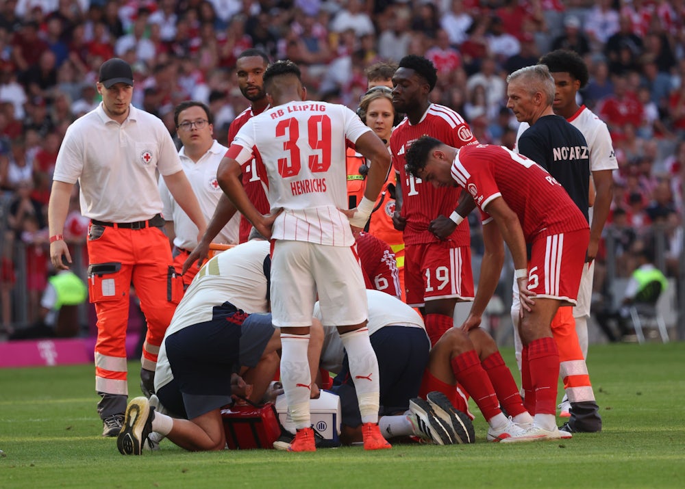 Sorge um Jamal Musiala nach Hitzschlag beim Telekom Cup