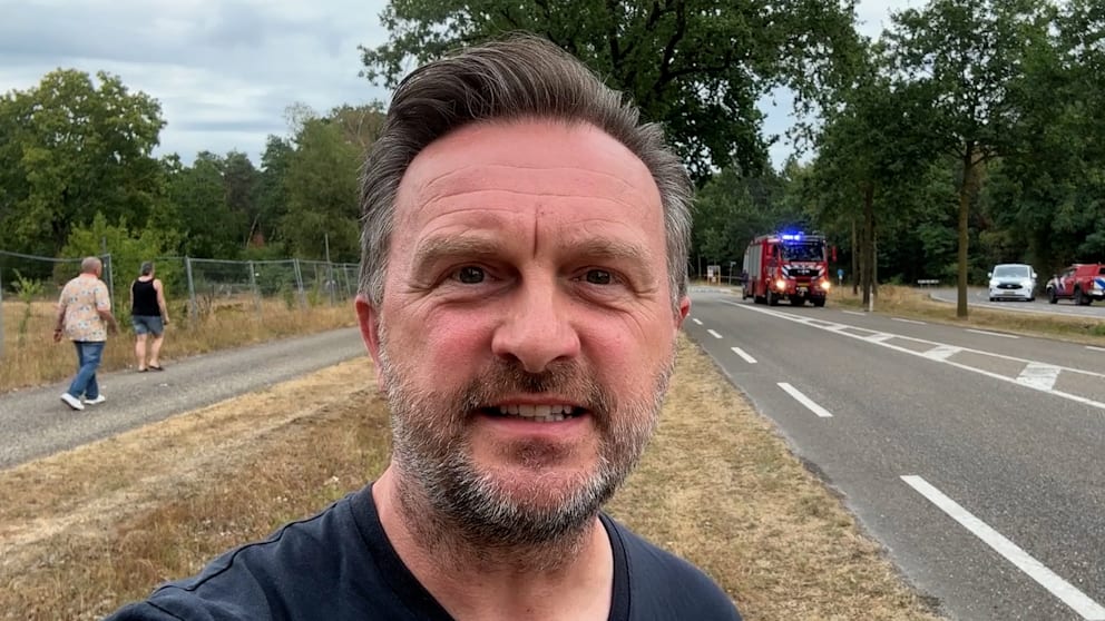Ausbreitung des Waldbrands im Osten der Niederlande