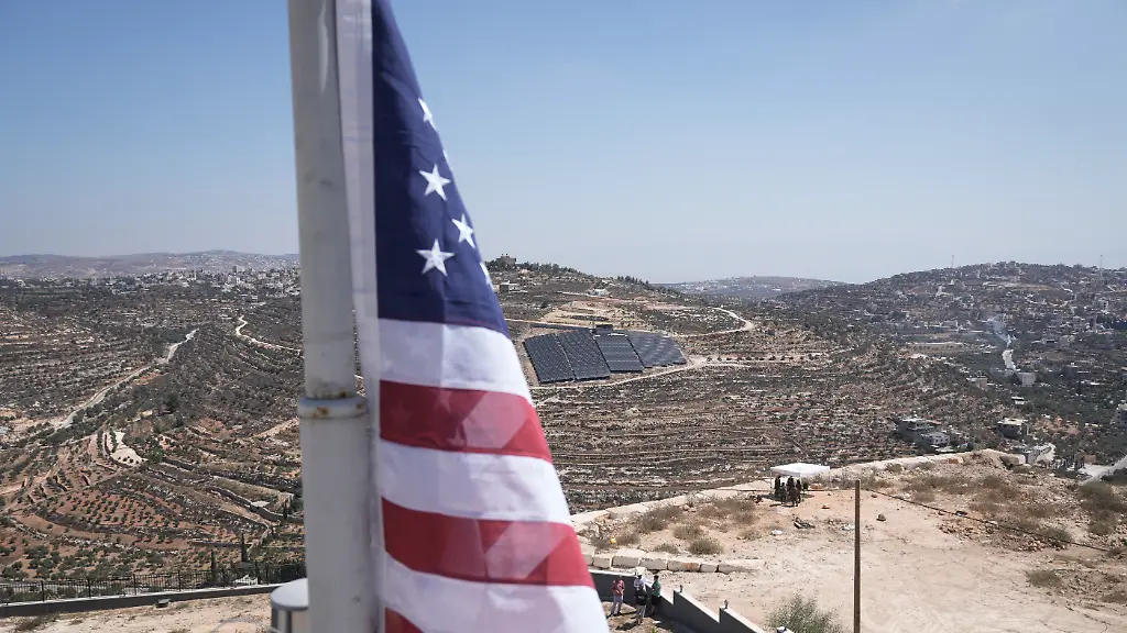 US-Bürger im Westjordanland: Schutz durch US-Flagge