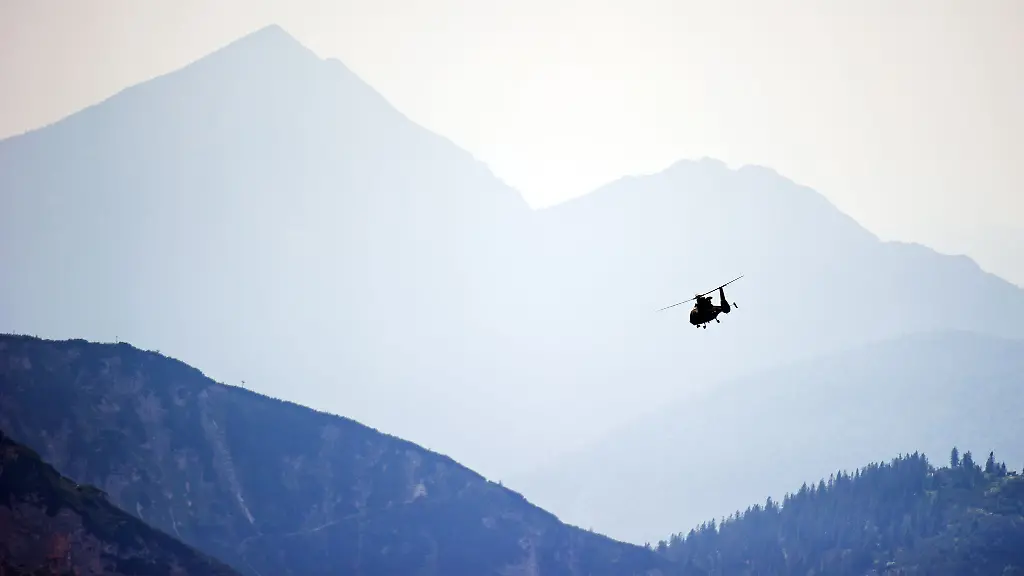 Rettungseinsatz in den Alpen