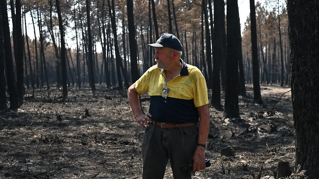 Der Kampf eines Waldbauern gegen Waldbrände