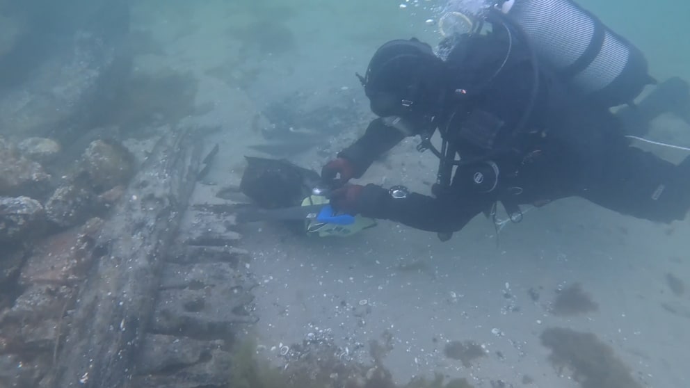 Schiffswrack mit Kanone in der Ostsee entdeckt
