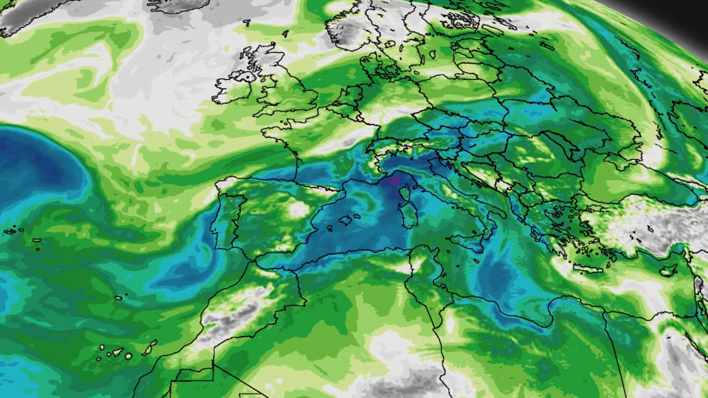 Unwetterwarnung am Mittelmeer: Spanien, Frankreich und Italien betroffen