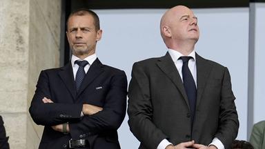 UEFA setzt Konfrontation mit FIFA fort