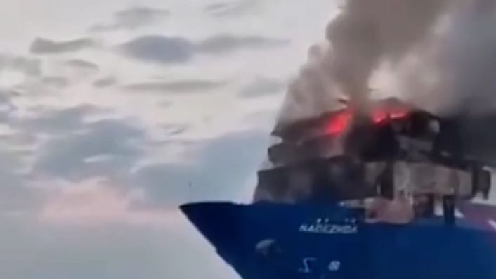 Drohnenangriff auf Frachter im Schwarzen Meer nach Auslaufen aus Russland