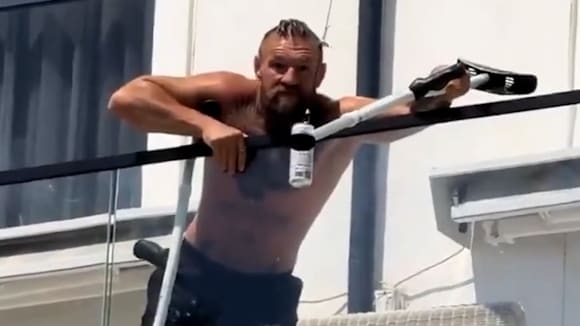 Drohnen-Lieferung: McGregor angelt sich einen Drink