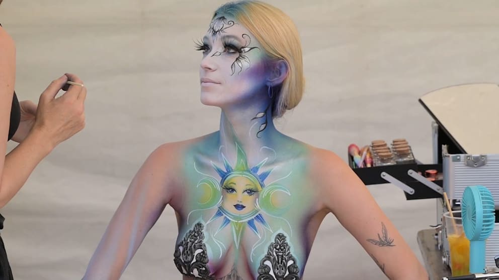 Bodypainting-Festival in Heringsdorf: Farben als Kunst